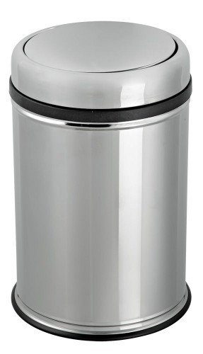 Корзина металева з поворотною кришкою PRACTICAL матова EFOR METAL (806M)